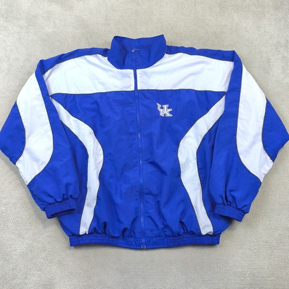 Vintage Team Apparel Jacket Mens XL Blue Kentucky Wildcats NCAA Windbreaker — photo 2